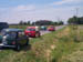 Mini Coopers on the road